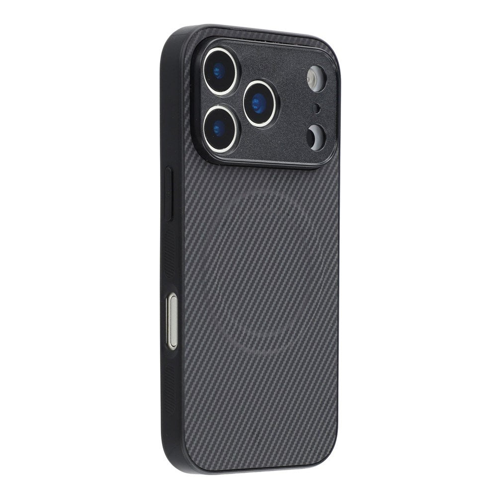 iPhone 18 Pro Max / 17 Pro Max EIDERWOOD Hybrid Carbon Skal - MagSafe Kompatibel - Svart