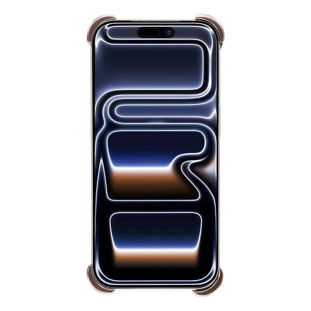iPhone 17 Pro Tvådelat Metall Bumper Skal m. Stödfunktion & Linsskydd - Guld