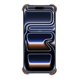 iPhone 17 Pro Tvådelat Metall Bumper Skal m. Stödfunktion & Linsskydd - Guld