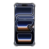 iPhone 17 Pro Tvådelat Metall Bumper Skal m. Stödfunktion & Linsskydd - Silver