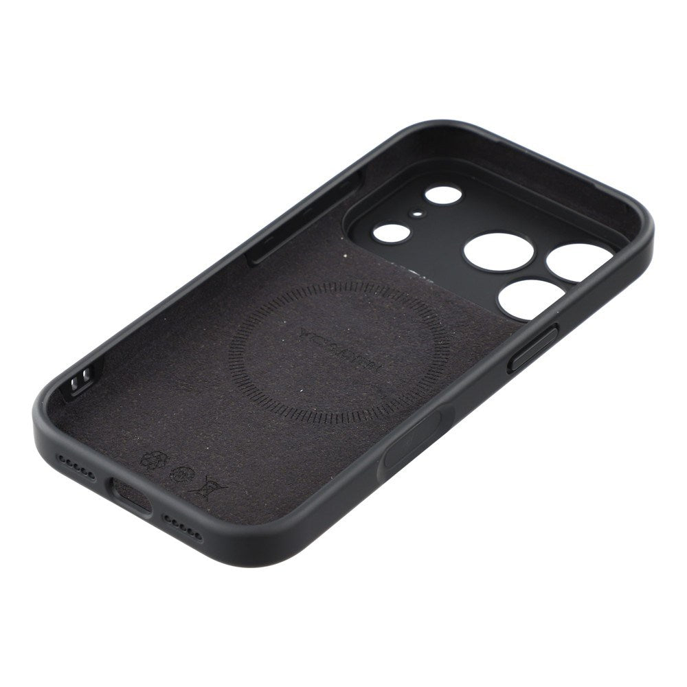 EIDERWOOD iPhone 17 Pro Max Flexibelt Plast Skal med Fodrad Insida - MagSafe Kompatibelt - Svart