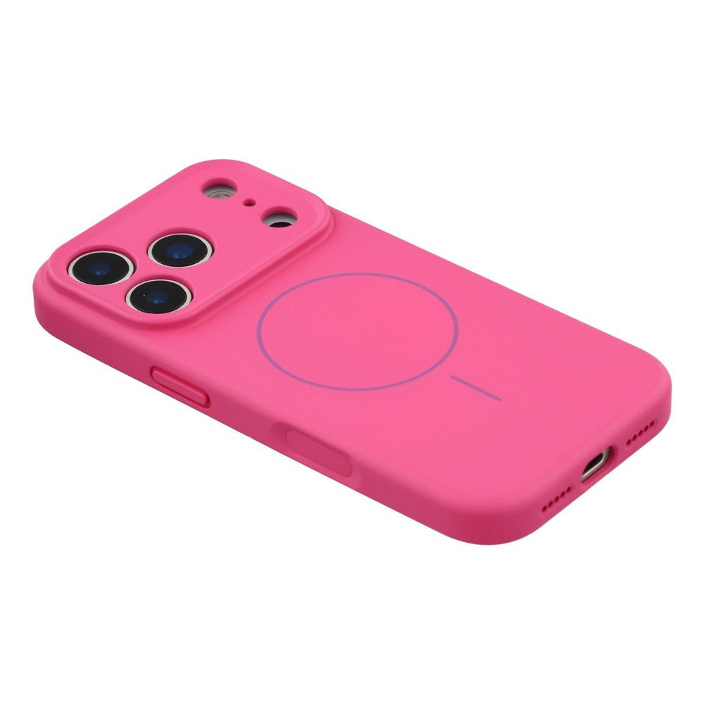 EIDERWOOD iPhone 17 Pro Max Flexibelt Plast Skal med Fodrad Insida - MagSafe Kompatibelt - Pink