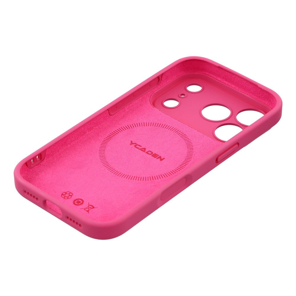 EIDERWOOD iPhone 17 Pro Max Flexibelt Plast Skal med Fodrad Insida - MagSafe Kompatibelt - Pink