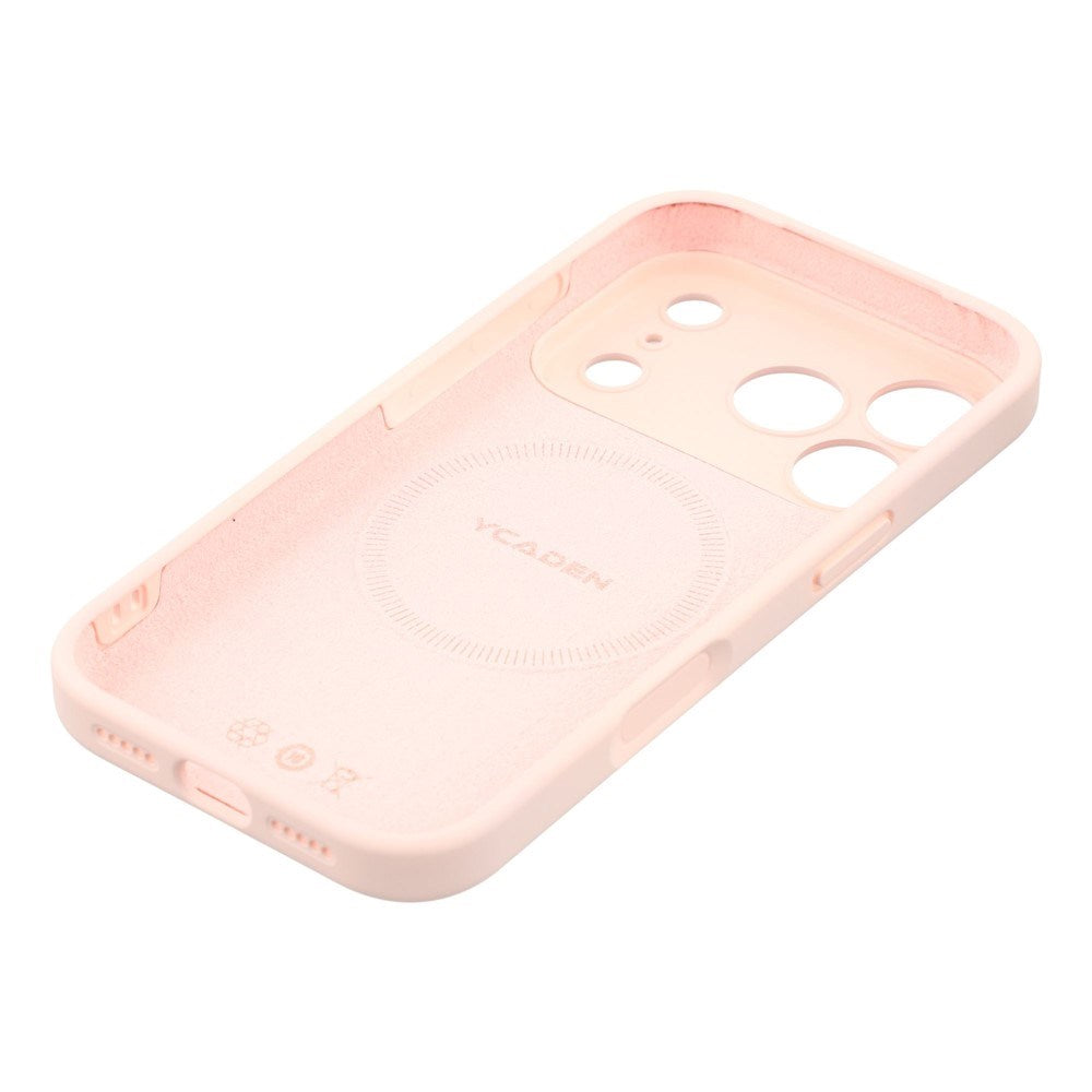 EIDERWOOD iPhone 17 Pro Max Flexibelt Plast Skal med Fodrad Insida - MagSafe Kompatibelt - Rosa