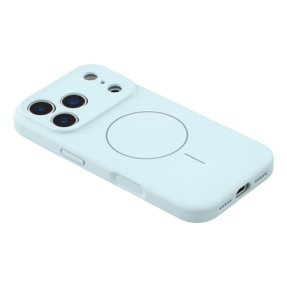 EIDERWOOD iPhone 17 Pro Max Flexibelt Plast Skal med Fodrad Insida - MagSafe Kompatibelt - Ljusblå