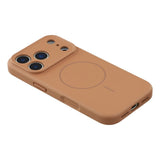 EIDERWOOD iPhone 17 Pro Flexibelt Plast Skal med Fodrad Insida - MagSafe Kompatibelt - Brun