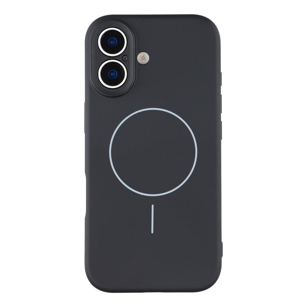 EIDERWOOD iPhone 17 Flexibelt Plast Skal med Fodrad Insida - MagSafe Kompatibelt - Svart