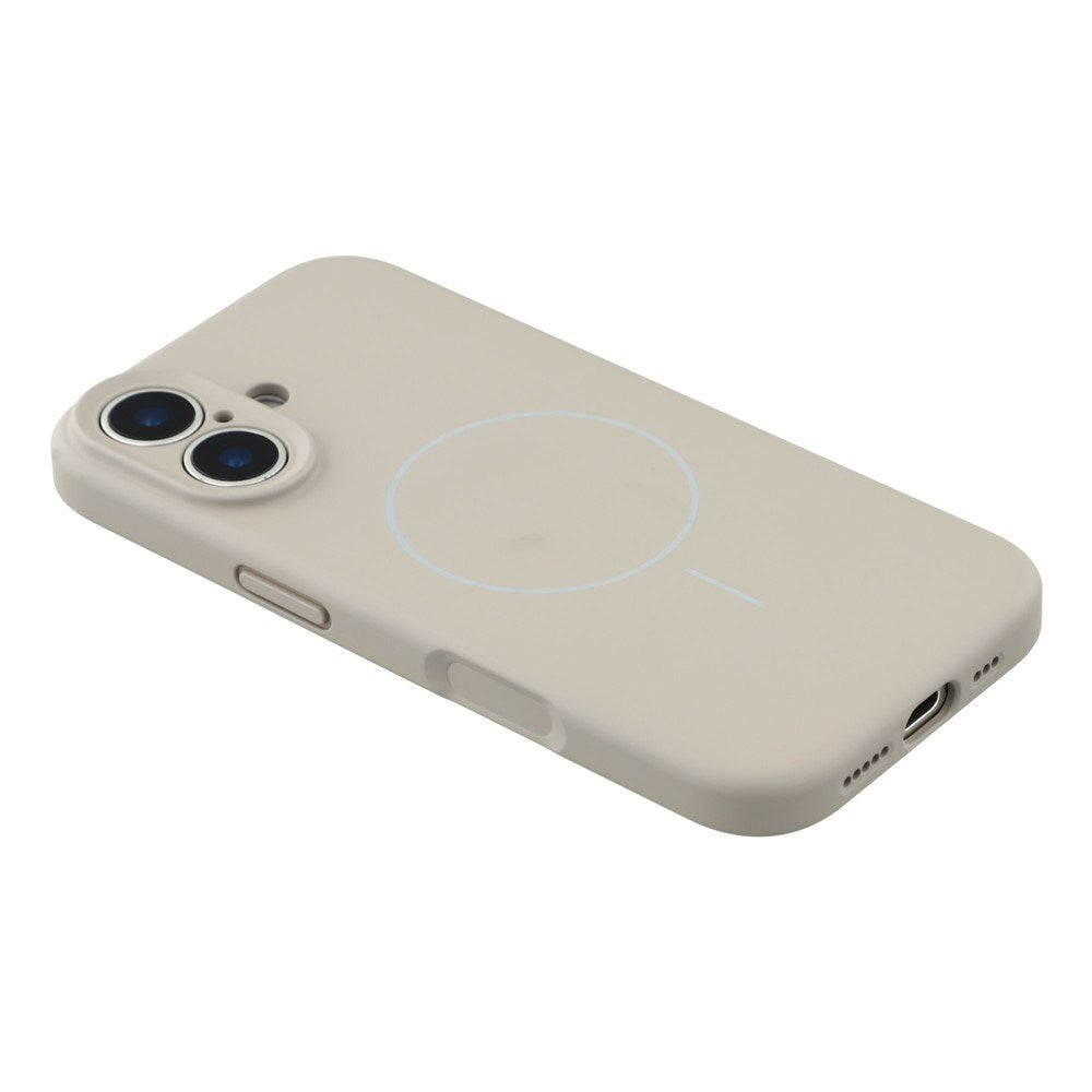 EIDERWOOD iPhone 17 Flexibelt Plast Skal med Fodrad Insida - MagSafe Kompatibelt - Grå