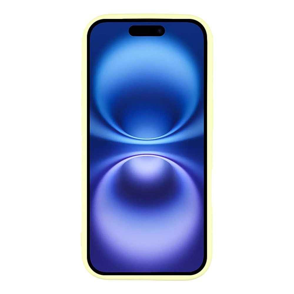 EIDERWOOD iPhone 17 Flexibelt Plast Skal med Fodrad Insida - MagSafe Kompatibelt - Gul