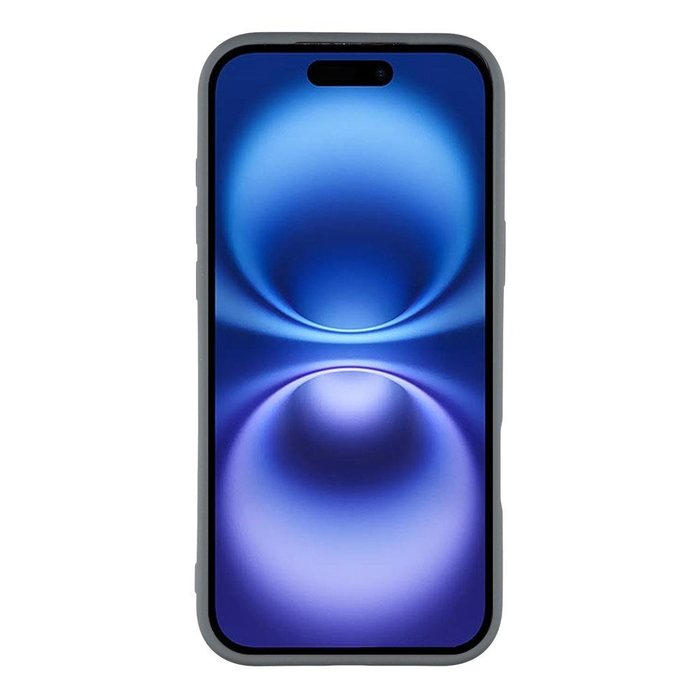 EIDERWOOD iPhone 17 Flexibelt Plast Skal med Fodrad Insida - MagSafe Kompatibelt - Mörkgrå