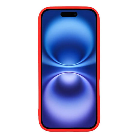 EIDERWOOD iPhone 17 Flexibelt Plast Skal med Fodrad Insida - MagSafe Kompatibelt - Röd