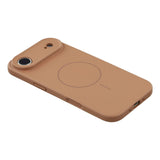 EIDERWOOD iPhone Air Flexibelt Plast Skal med Fodrad Insida - MagSafe Kompatibelt - Brun