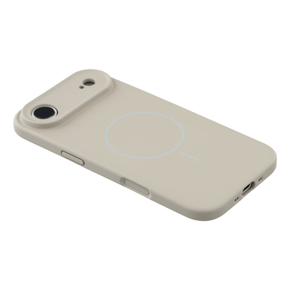 EIDERWOOD iPhone Air Flexibelt Plast Skal med Fodrad Insida - MagSafe Kompatibelt - Grå