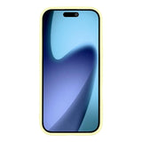 EIDERWOOD iPhone Air Flexibelt Plast Skal med Fodrad Insida - MagSafe Kompatibelt - Gul