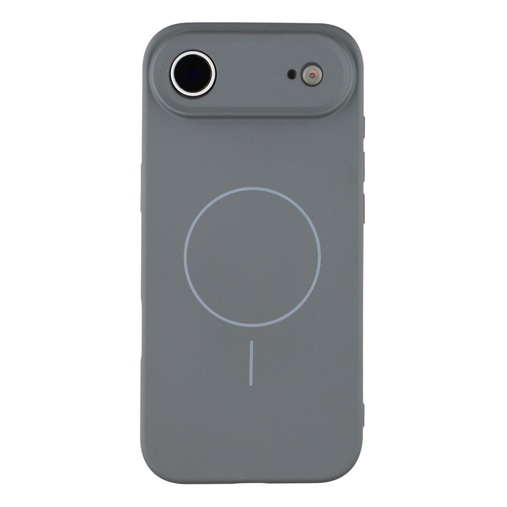 EIDERWOOD iPhone Air Flexibelt Plast Skal med Fodrad Insida - MagSafe Kompatibelt - Mörkgrå