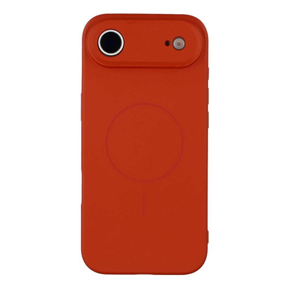 EIDERWOOD iPhone Air Flexibelt Plast Skal med Fodrad Insida - MagSafe Kompatibelt - Mörkröd