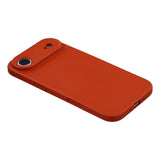 EIDERWOOD iPhone Air Flexibelt Plast Skal med Fodrad Insida - MagSafe Kompatibelt - Mörkröd