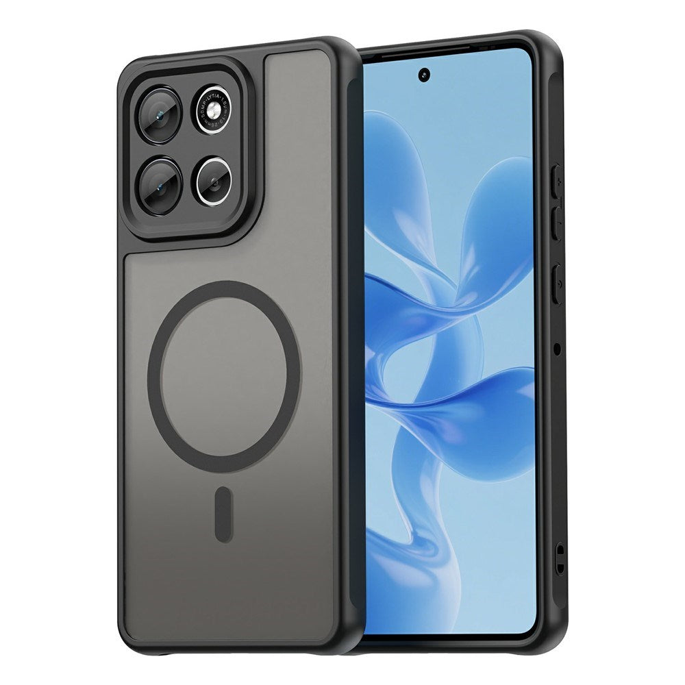 Motorola Moto G86 Power EIDERWOOD Hybrid Plast Skal - MagSafe Kompatibel - Svart