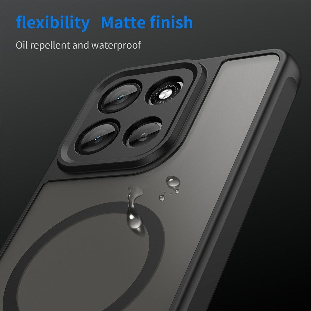 Motorola Moto G86 Power EIDERWOOD Hybrid Plast Skal - MagSafe Kompatibel - Svart