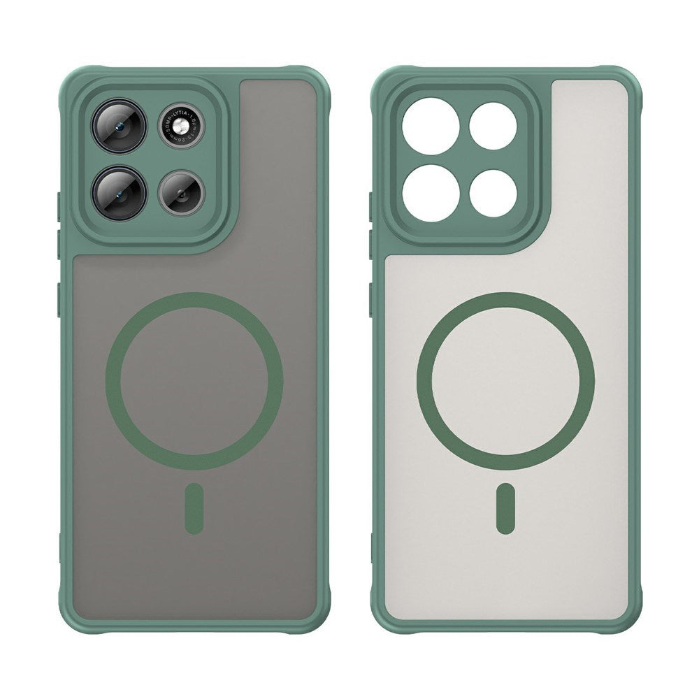 Motorola Moto G86 Power EIDERWOOD Hybrid Plast Skal - MagSafe Kompatibel - Grön