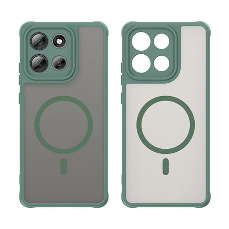 Motorola Moto G86 Power EIDERWOOD Hybrid Plast Skal - MagSafe Kompatibel - Grön