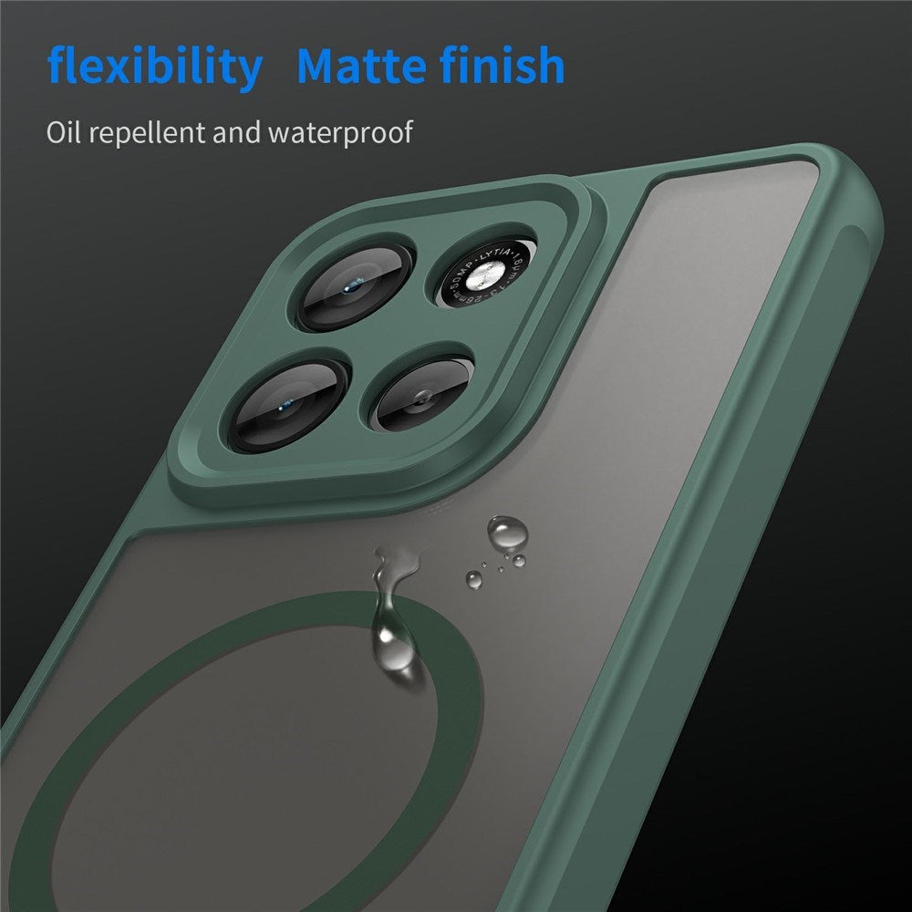 Motorola Moto G86 Power EIDERWOOD Hybrid Plast Skal - MagSafe Kompatibel - Grön