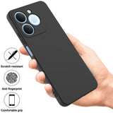 Realme Note 70T EIDERWOOD Fodrat Silikon Skal m. Rem - Svart