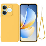 Realme Note 70T EIDERWOOD Fodrat Silikon Skal m. Rem - Gul