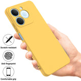 Realme Note 70T EIDERWOOD Fodrat Silikon Skal m. Rem - Gul