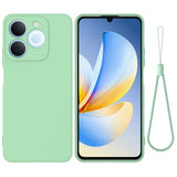 Realme Note 70T EIDERWOOD Fodrat Silikon Skal m. Rem - Grön