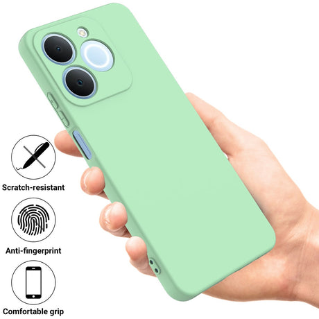 Realme Note 70T EIDERWOOD Fodrat Silikon Skal m. Rem - Grön