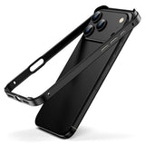 iPhone 17 Pro Max EIDERWOOD Metal Bumper Skal m. Förstärkta Silikon Hörn - Svart