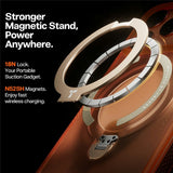 iPhone 17 Pro TORRAS Ostand Q3 Air Skal m. Kickstand - MagSafe Kompatibel - Orange