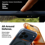 iPhone 17 Pro TORRAS Ostand Q3 Air Skal m. Kickstand - MagSafe Kompatibel - Orange