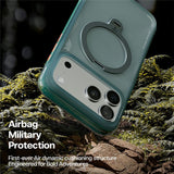 iPhone 17 Pro TORRAS Ostand Q3 Air Skal m. Kickstand - MagSafe Kompatibel - Grön