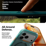 iPhone 17 Pro TORRAS Ostand Q3 Air Skal m. Kickstand - MagSafe Kompatibel - Grön