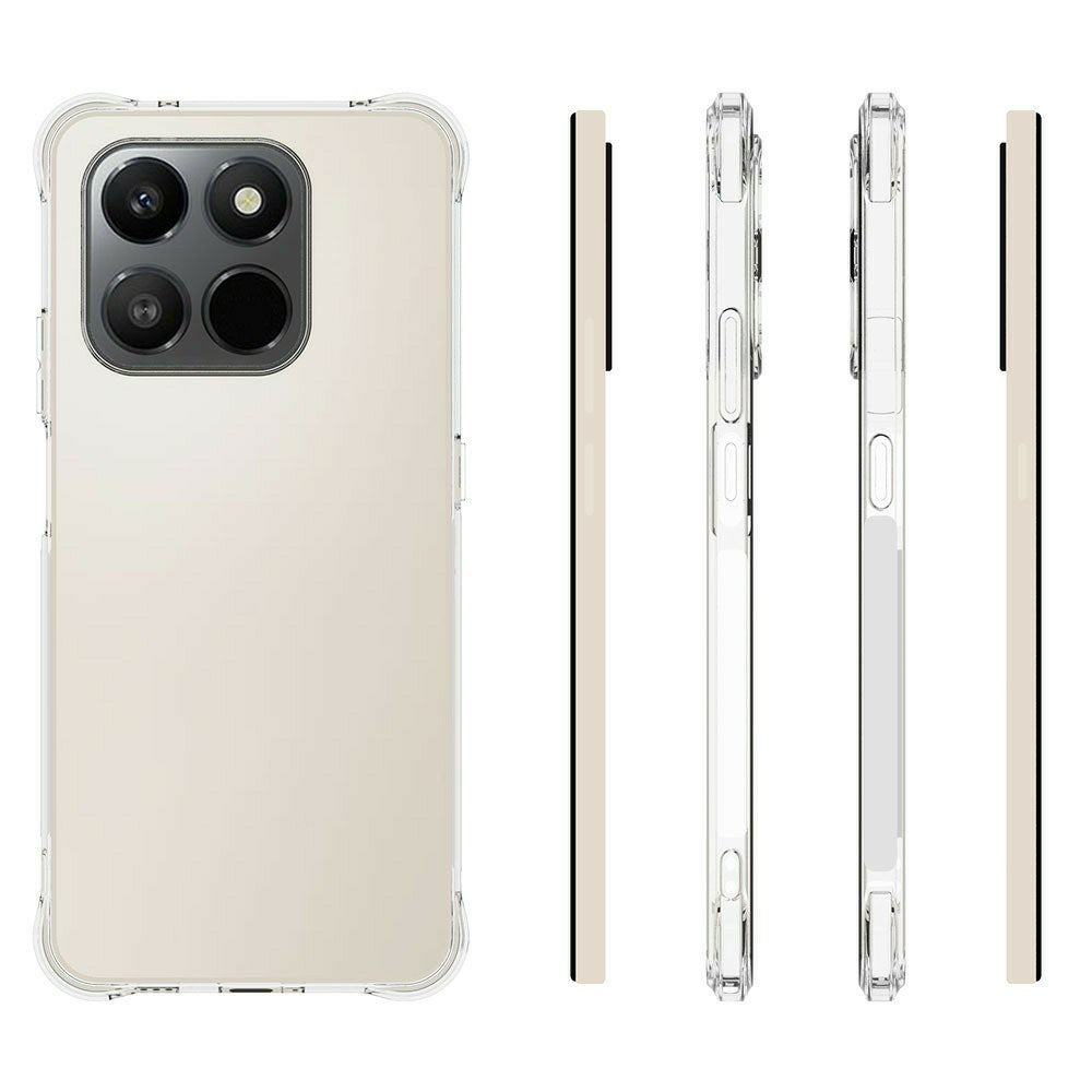 Honor 400 Smart (4G / 5G) EIDERWOOD Plast Skal med Stötdämpande Hörn - Transparent
