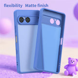 EIDERWOOD Sony Xperia 10 VII Matt Hybrid Skal - Genomskinlig / Blå