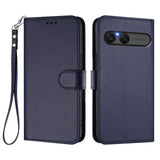 EIDERWOOD Sony Xperia 10 VII Konstläder Fodral m. Korthållare & Rem - Mörkblå