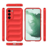 Samsung Galaxy S23 Skal Flexibel Plast - Röd