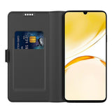 Realme Note 70T EIDERWOOD Konstläder Fodral m. Kortfack & Ställfunktion - Svart