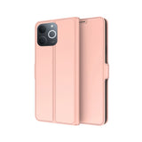 Realme Note 70T EIDERWOOD Konstläder Fodral m. Kortfack & Ställfunktion - Rosa