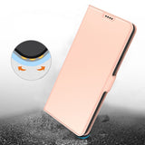 Realme Note 70T EIDERWOOD Konstläder Fodral m. Kortfack & Ställfunktion - Rosa
