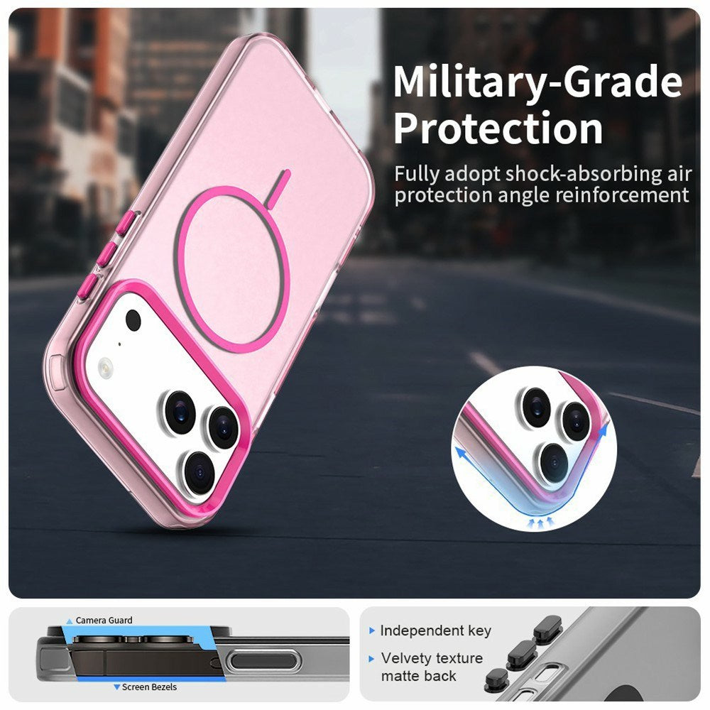 iPhone 18 Pro / 17 Pro EIDERWOOD Hybrid Plast Skal - MagSafe Kompatibel - Rosa