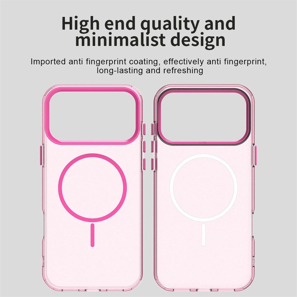 iPhone 18 Pro / 17 Pro EIDERWOOD Hybrid Plast Skal - MagSafe Kompatibel - Rosa