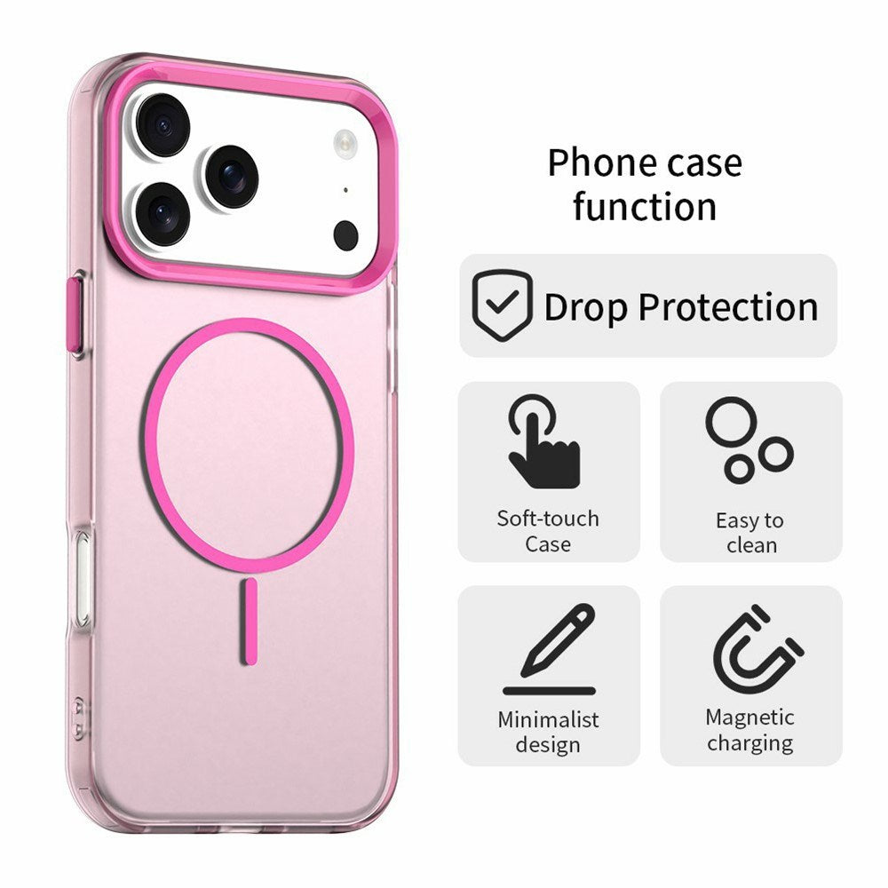 iPhone 18 Pro / 17 Pro EIDERWOOD Hybrid Plast Skal - MagSafe Kompatibel - Rosa