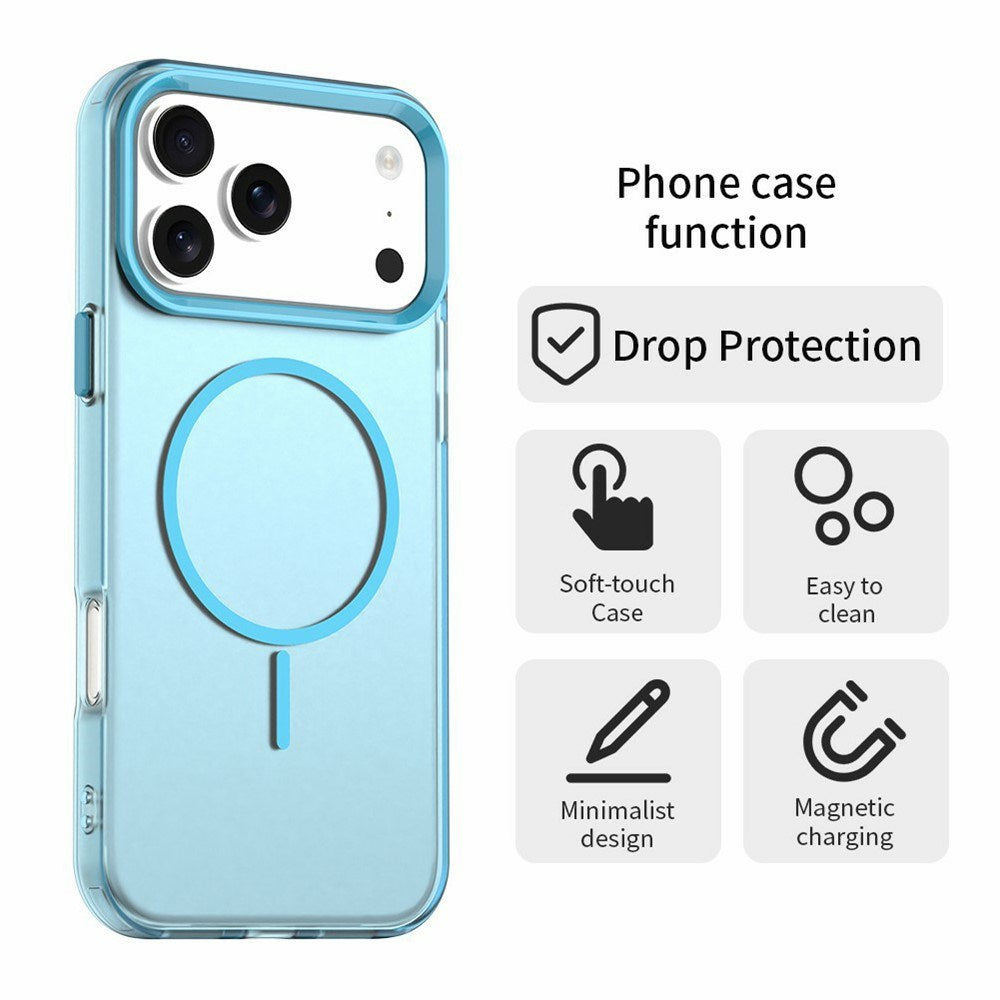 iPhone 18 Pro / 17 Pro EIDERWOOD Hybrid Plast Skal - MagSafe Kompatibel - Blå