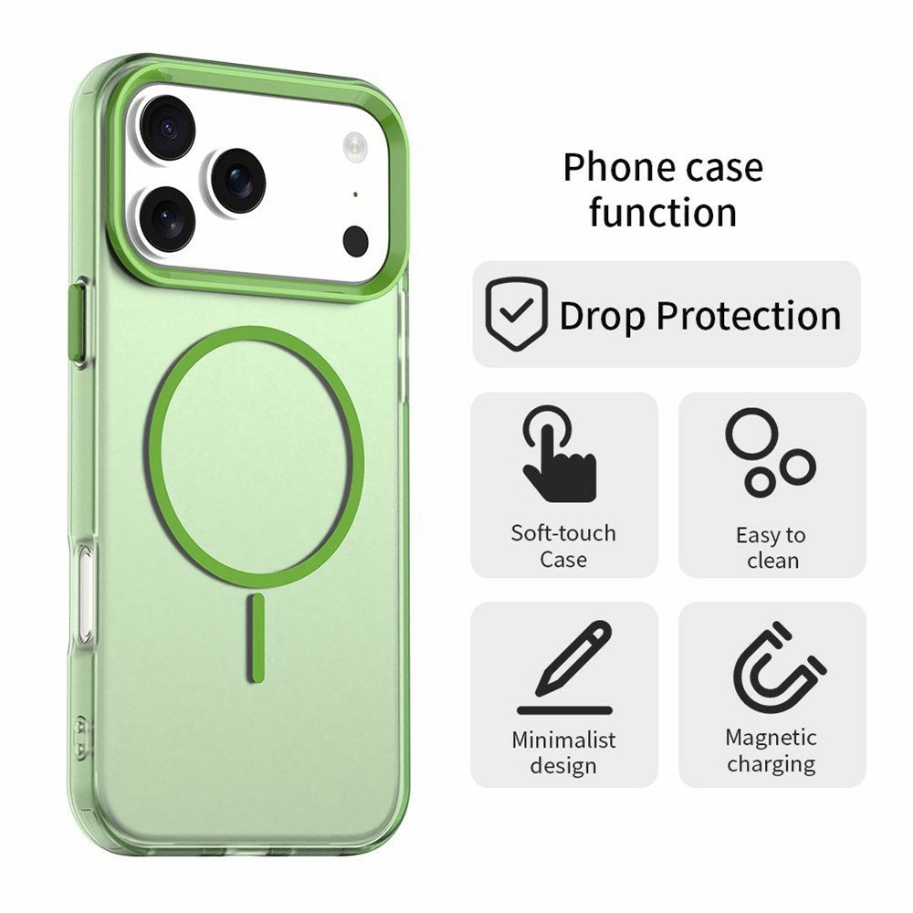 iPhone 18 Pro / 17 Pro EIDERWOOD Hybrid Plast Skal - MagSafe Kompatibel - Grön