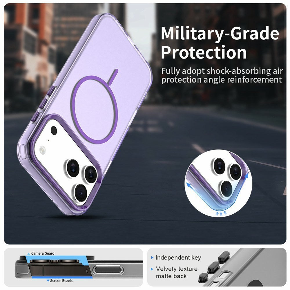 iPhone 18 Pro / 17 Pro EIDERWOOD Hybrid Plast Skal - MagSafe Kompatibel - Lila