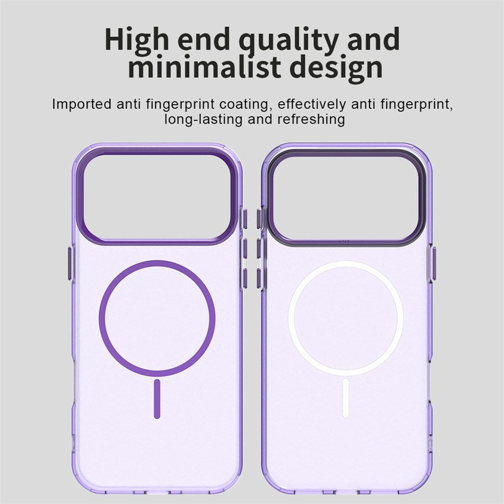 iPhone 18 Pro / 17 Pro EIDERWOOD Hybrid Plast Skal - MagSafe Kompatibel - Lila